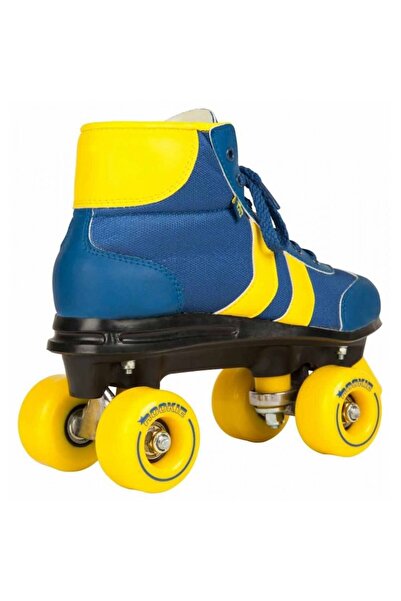 Rookie Retro V2.1 Roller Skates, Size 34.5, Blue/Yellow