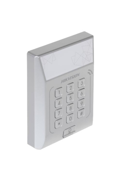 Hikvision DS-K1T801M standalone access controller with keypad and card reader