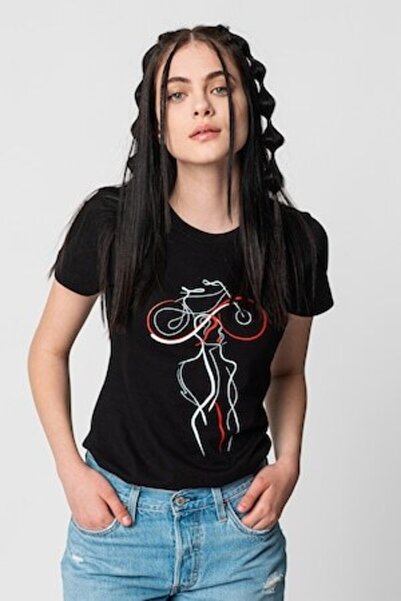 Pegas Tricou din jerseu cu decolteu rotund și imprimeu contrastant cu logo, Roșu/Alb/Negru, XS