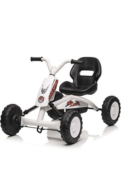 Kinderauto Kart cu pedale Kinderplay ArcSpring pentru copii 2-6 ani