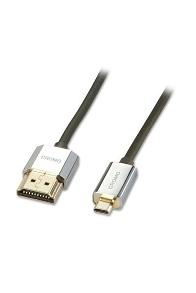 LİNDY CROMO Тънък високоскоростен HDMI към Micro HDMI кабел с Ethernet, 2 м, ...