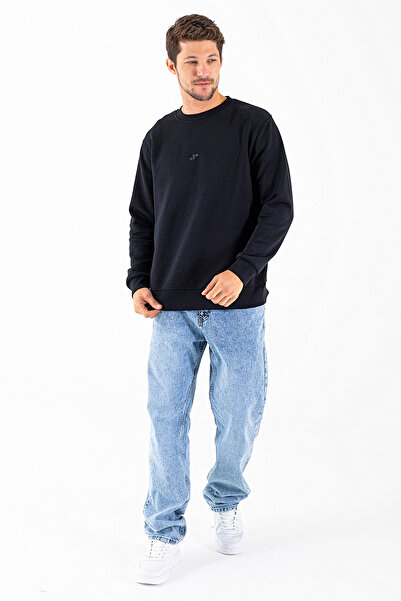 JB John Borners Мъжка велосипедна блуза с обло деколте, J-печат и 3 нишки, че...