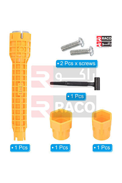 Raco 8-in-1 Faucet & Sink Installer Tool (Yellow)