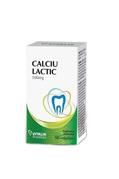 Vitalia Pharma CALCIU LACTIC - 500 mg.