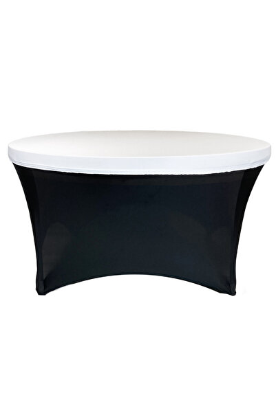 Other Față de masă elastică, husă, blat alb pentru mese rotunde diametru 180 cm