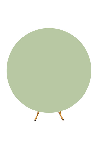 Other Husă dublă pentru perete foto cu arc rotund cu baloane 200 cm verde măsliniu