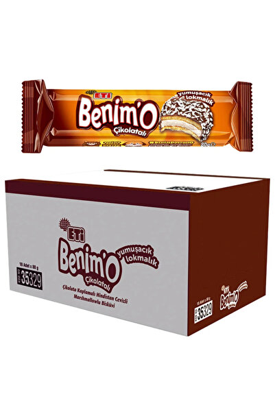 Eti بسكويت بينيمو بالشوكولاتة وجوز الهند 80 جرام × 18 – إيتي، كرتون