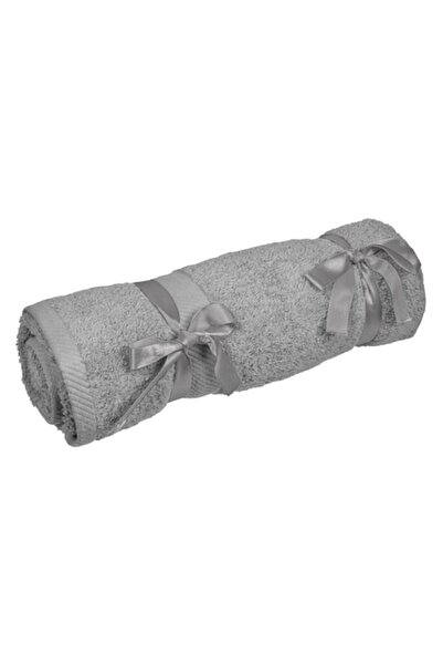 SHOPIENS Premium Cotton Towel, Gray, 90x50 cm, MYONNA IT & E-COMMERCE