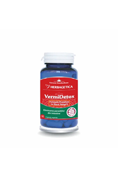 herbagetica VERMIDETOX - antiparazitar și detoxifiant, 30 comprimate
