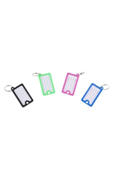 SHOPIENS Brelocuri suspendate, set de 12, multicolore, 4,8x2,6cm, metal și plastic