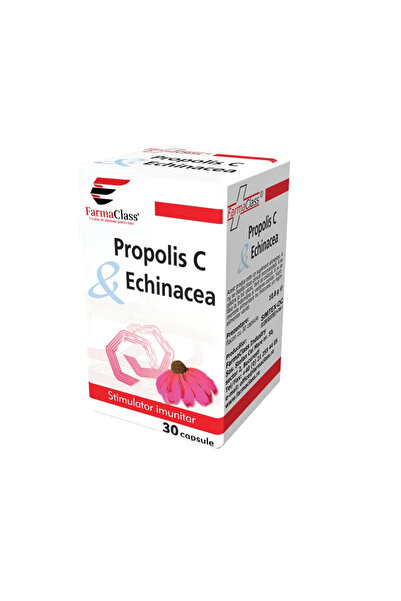 FarmaClass Propolis C și Echinacea 30 capsule