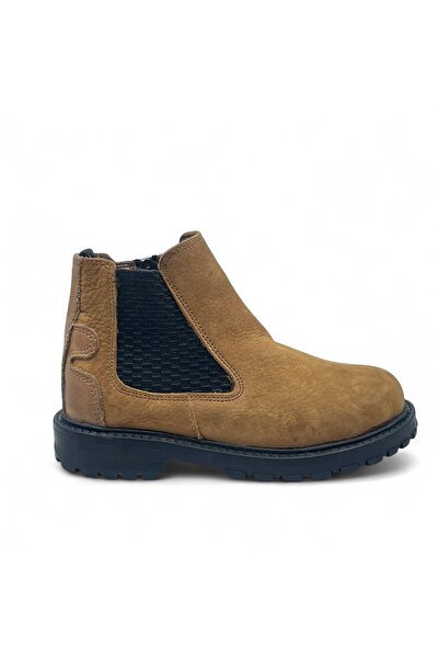 Guppy Kids Genuine Leather and Orthopedic Sole Unisex Chelsea Boots