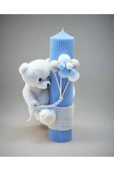 KidsMagazin Lumânare decorativă cu ursuleț cremos