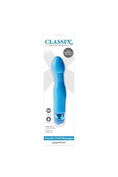 OUTLET Aparat de masaj erotic Classix Powder Puff, ABS, impermeabil, lungime ...
