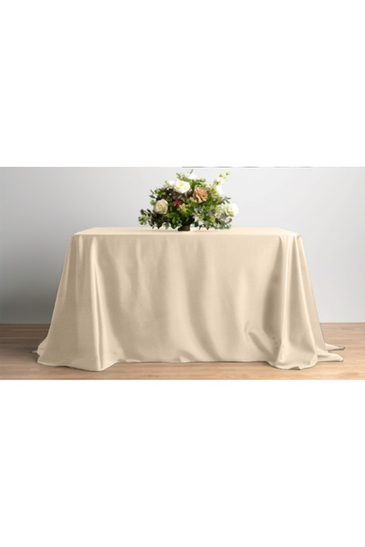 Other Cream MATTE VELVET tablecloth for table 230x230cm