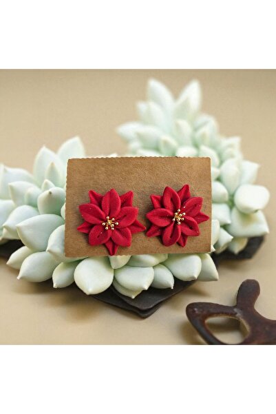 handmadewithlove Liora Earrings - Poinsettia