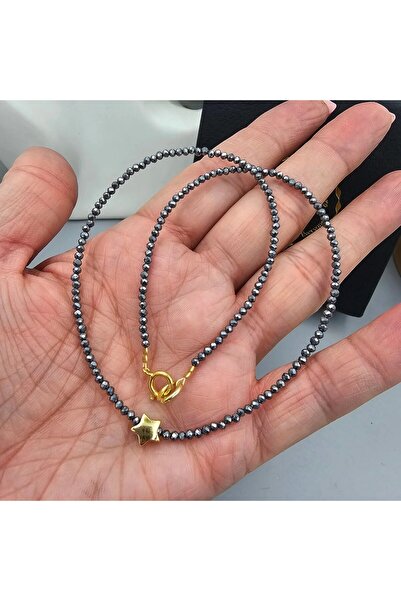 handmadewithlove Arisham Imperialis – colier din argint placat cu aur, cu ter...