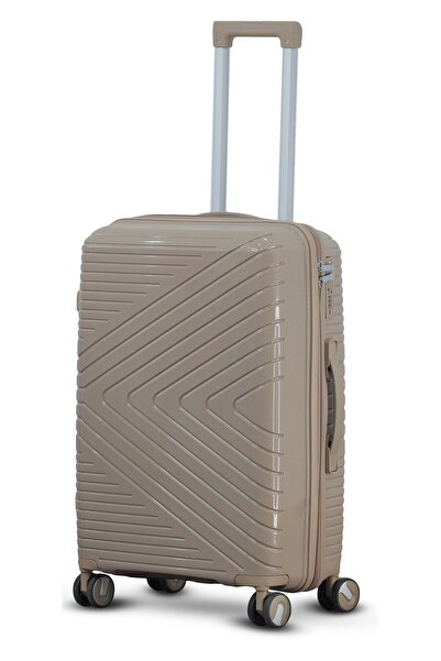 ZAAPPY Hard Case Luggage 24 Inch (20-25kg) PP Lightweight Suitcase with Combination Lock