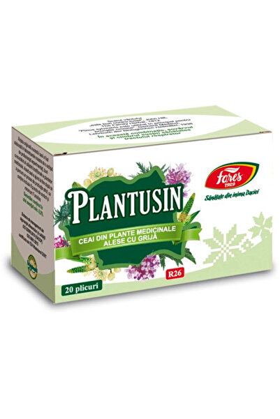 Fares Ceai Plantusin, R26, 20 pliculețe,