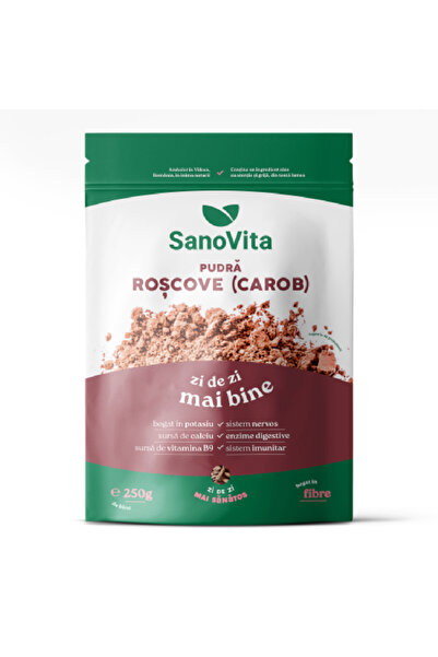 Sano Vita Pudră de roșcove, pungă cu fermoar, 250 g