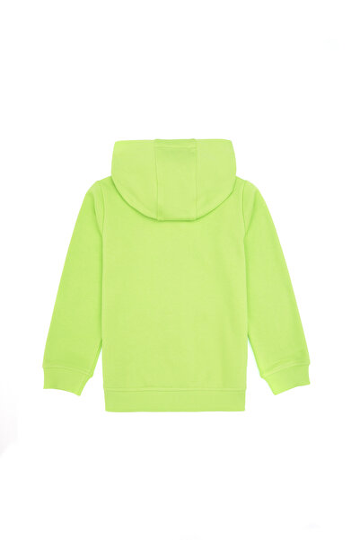 U.S. Polo Assn. Boy's Green Zippered Hooded Knitted Cardigan 50316706-Vr020