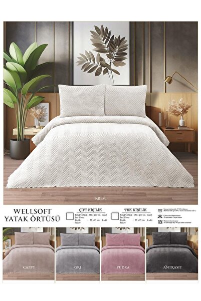 OSIO Venüs Wellsoft Двоспальний бавовняний комплект ковдр 240x260 см