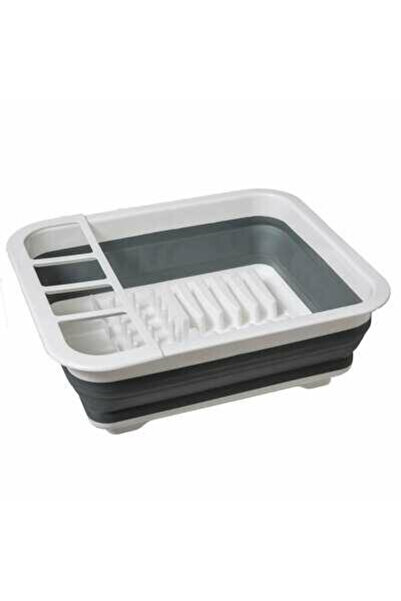 Other DISH DRAINER gray/white FOLDABLE plastic