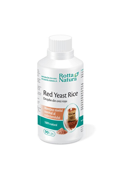 Rotta Natura Orez cu drojdie roșie (drojdie de orez roșu) 635mg 90cps -