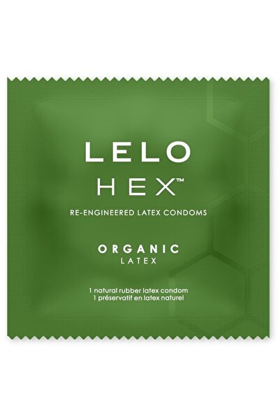Lelo Prezervative organice HEX, 36 bucăți, latex organic, cu L-arginină