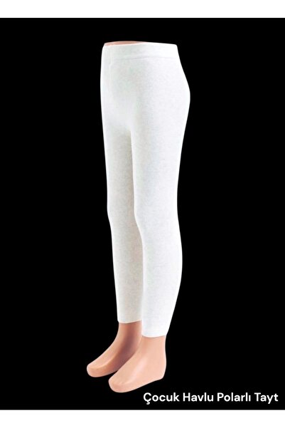 Çorabistaan 1 Adet Unisex Kız Erkek Çocuk Kış/Sonbahar Havlu Tayt İçi Polarlı...