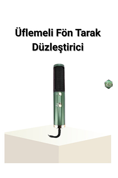 UCUZTEKNO Ceramic Plate Hair Straightener – 200 ° C Adjustable Heat, Ion Tech...