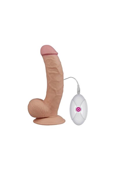 LOVETOY Vibratorul Ultra Soft Dude - 20 cm