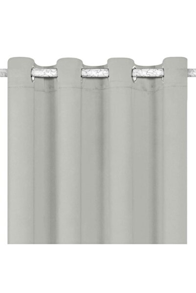 SHOPIENS Decorative Ecru Curtain 140x260 cm Polyester