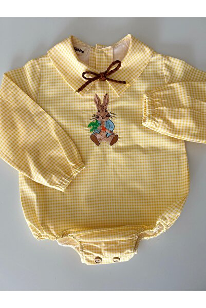 il mio bambino Peter Rabbit Embroidery Processing 100% Cotton Shirt