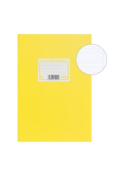 SHOPIENS Dictando Notebook A5, Yellow Cover, 60 Pages - MYONNA IT & E-COMMERCE