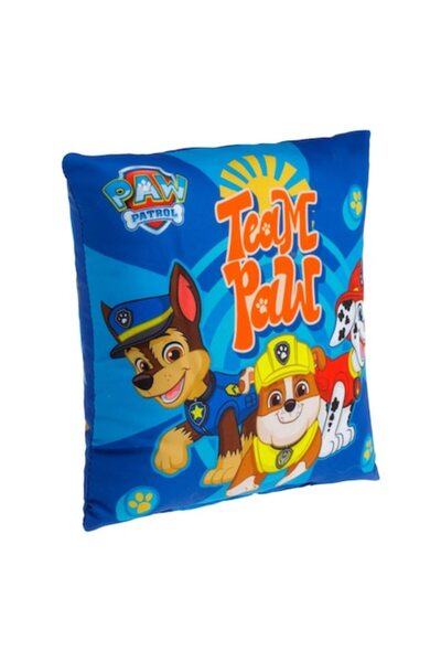 SHOPIENS Pernă decorativă Patrula Cățelușilor, albastră, 30x30cm, poliester - MYONNA IT & E-COMMERCE