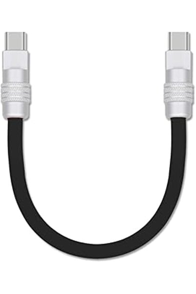 okcsc كابل شحن ونقل بيانات USB-C إلى USB-C بقوة 60 وات، سيليكون سائل، 9.85 قد...