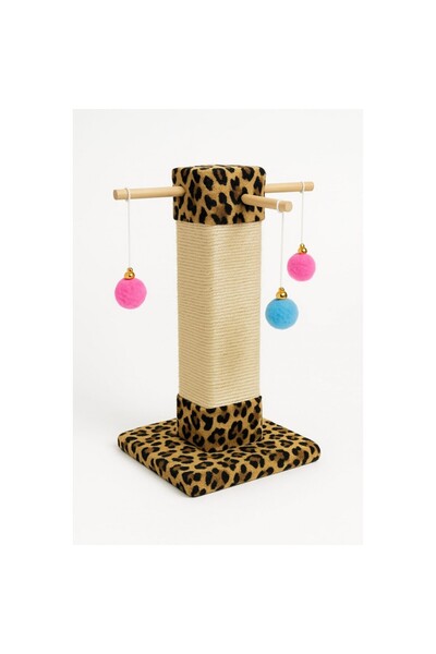 Faber Cat playtower with 4 arms, 30 x 30 x 50 cm, Leopard