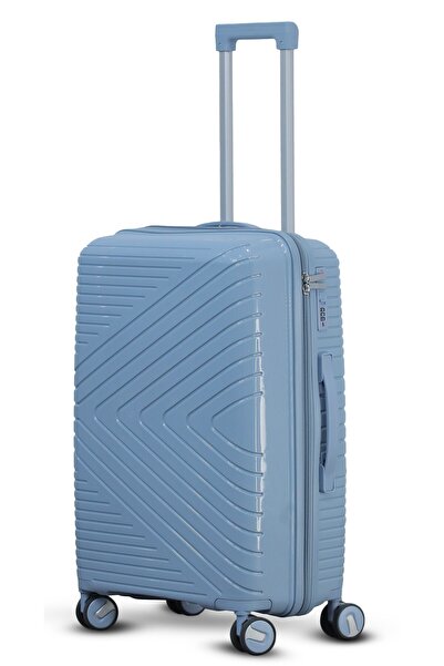 ZAAPPY Hard Case Luggage 24 Inch (20-25kg) PP Lightweight Suitcase with Combi...