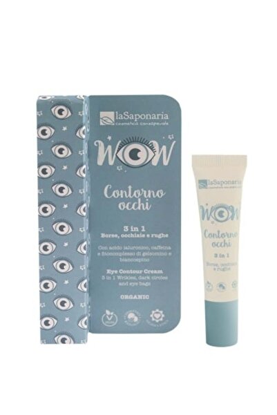 La Saponaria 3-in-1 Eye Contour Cream, 15 ml,