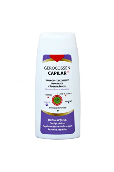 GEROCOSSEN Anti-hair loss shampoo for oily hair Capilar+ 275 ml