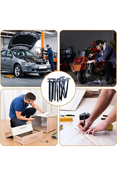 Other Nylon Cable Tie Clips with Self-Lock, UV Resistant, Multipurpose for Auto Repairs - Black, 50 pcs