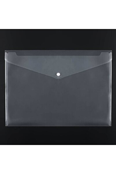 SHOPIENS Transparent Plastic Folder 45x32 cm with Button - MYONNA