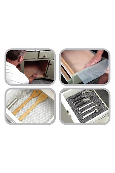 SHOPIENS Non-slip PVC Surface 100x45 cm (Ecru)