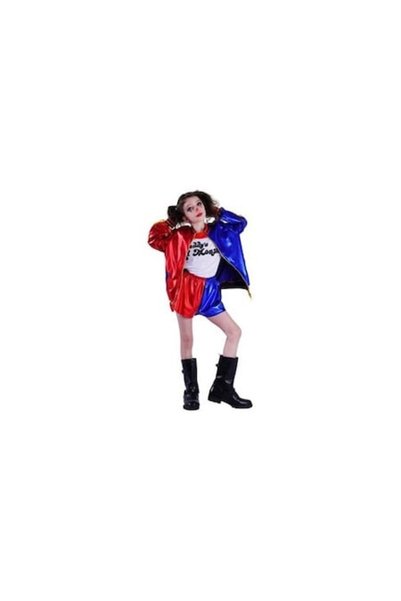 OEM Costum de Halloween pentru copii – Harley Quinn, 3 piese, 14 ani (150-164...