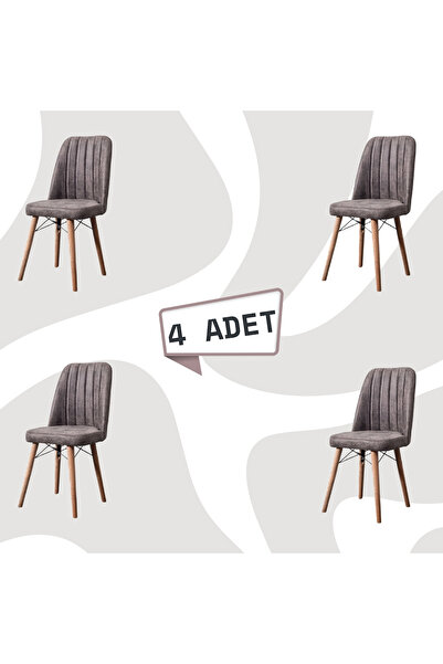 florit mobilya masamıza buyurun 4 Adet Mutfak Salon Balkon Sandalyesi Pinotek...
