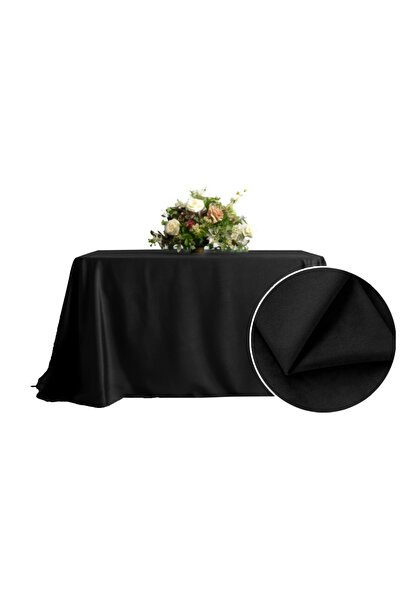 Other Față de masă neagră MATT VELVET pentru masă 230x230cm