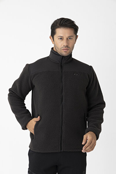 Crozwise Tam Fermuar 3 Thread Sweat Black 6055-10