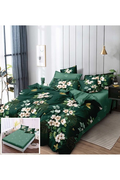 Pucioasa 6-piece elastic bed linen Forest SX191