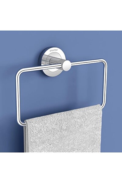 Generic حلقة منشفة من الفولاذ المقاوم للصدأ من Plantex للحمام/حوض الغسيل/حامل المناديل/إكسسوارات الحمام